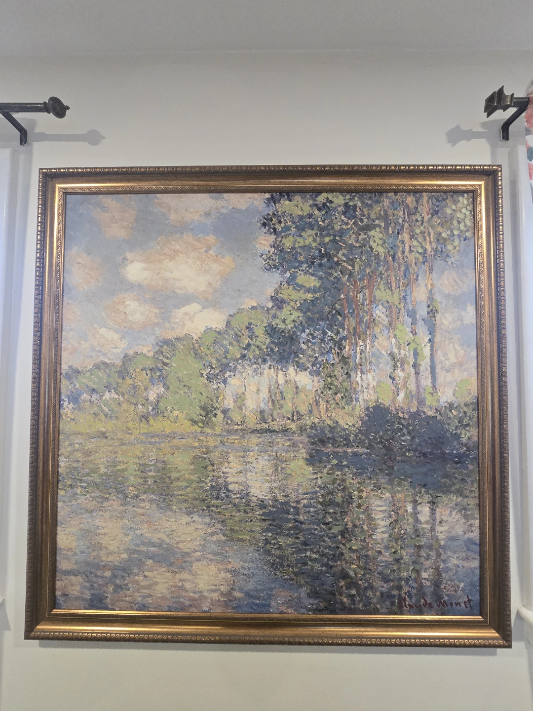 Claude Monet Water Lilies Framed Art Painting - photo 2