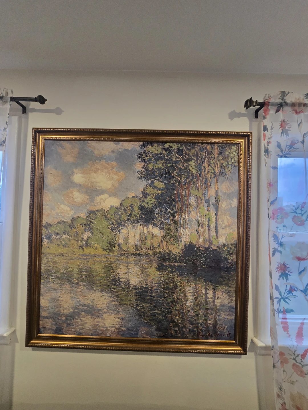 Claude Monet Water Lilies Framed Art Painting - photo 3