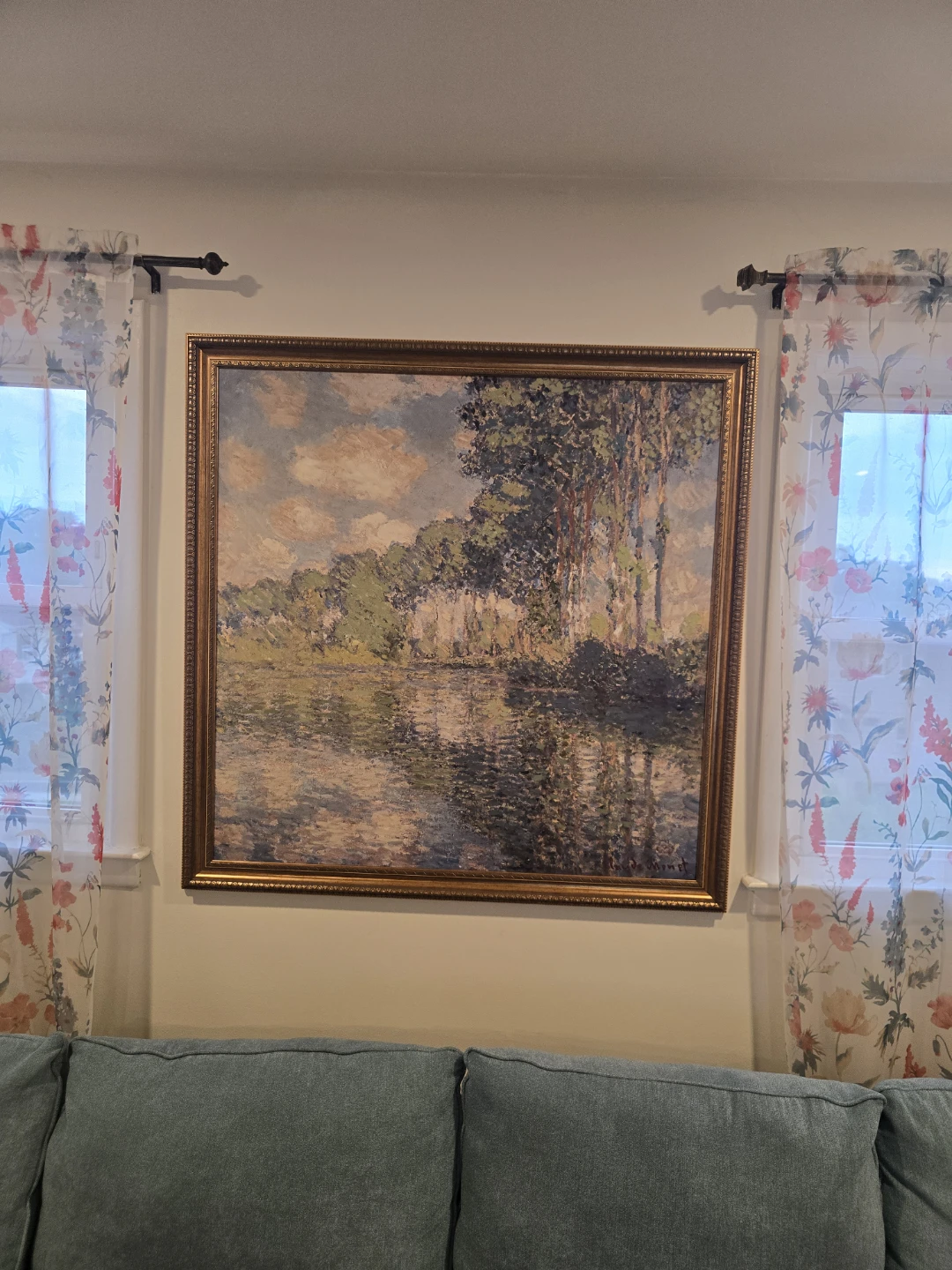 Claude Monet Water Lilies Framed Art Painting - photo 4