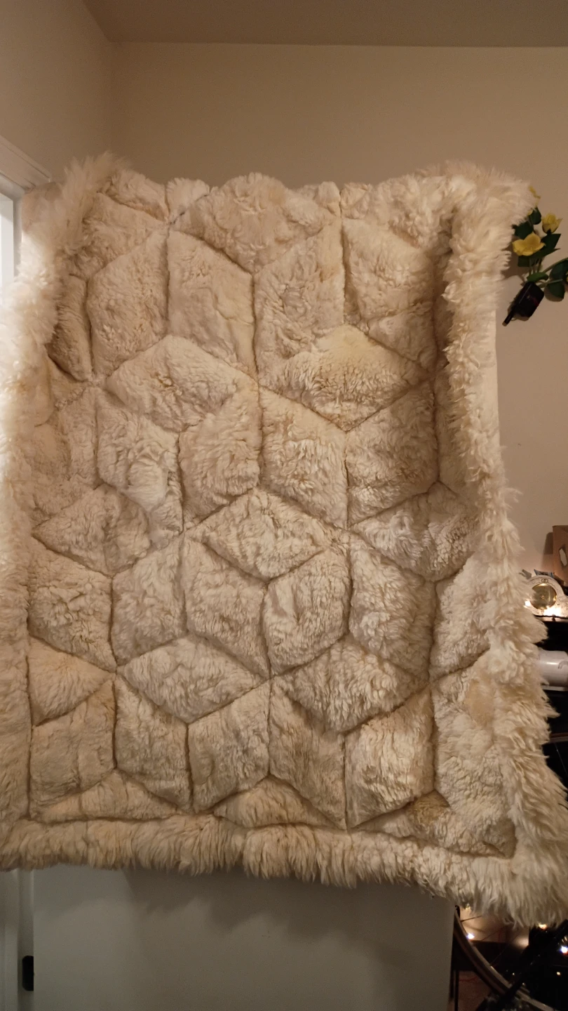 Alpaca Fur Throw Blanket