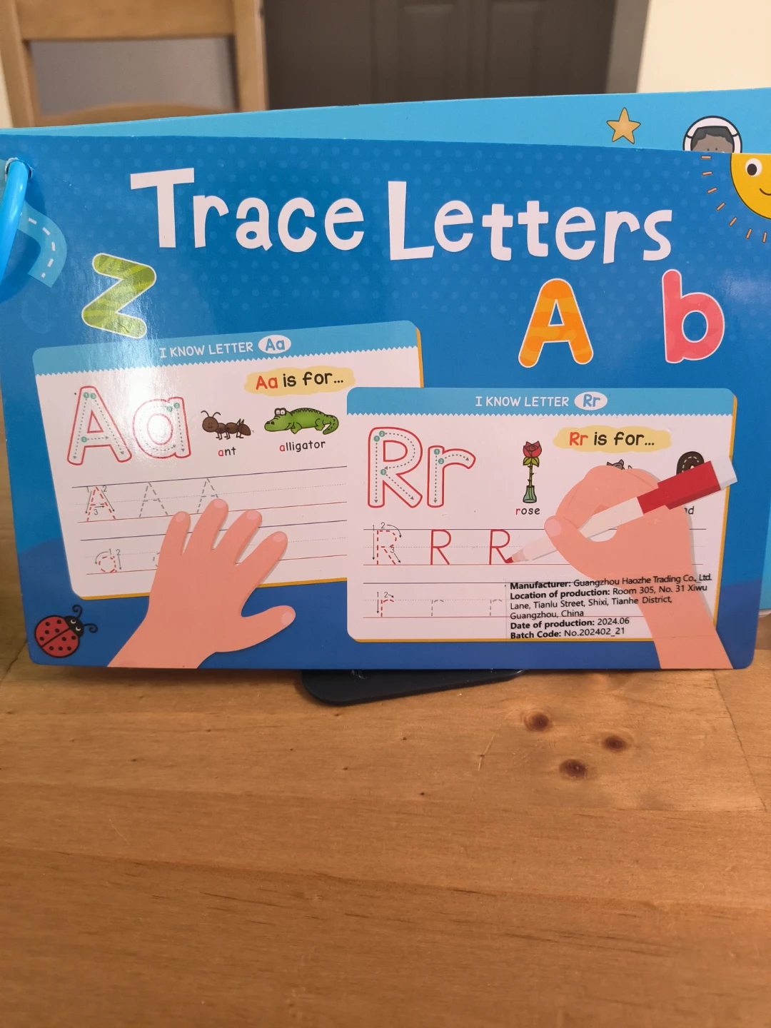 Trace Letters Learning Book