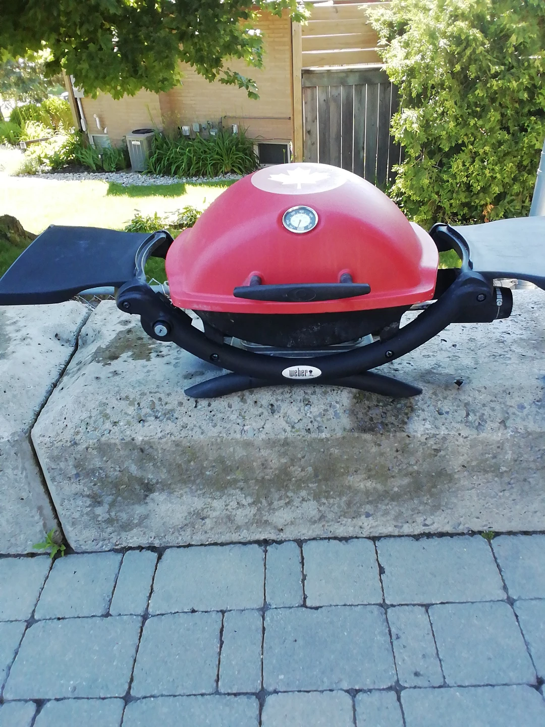 Red Weber 1000Q Portable Propane Grill - photo 4