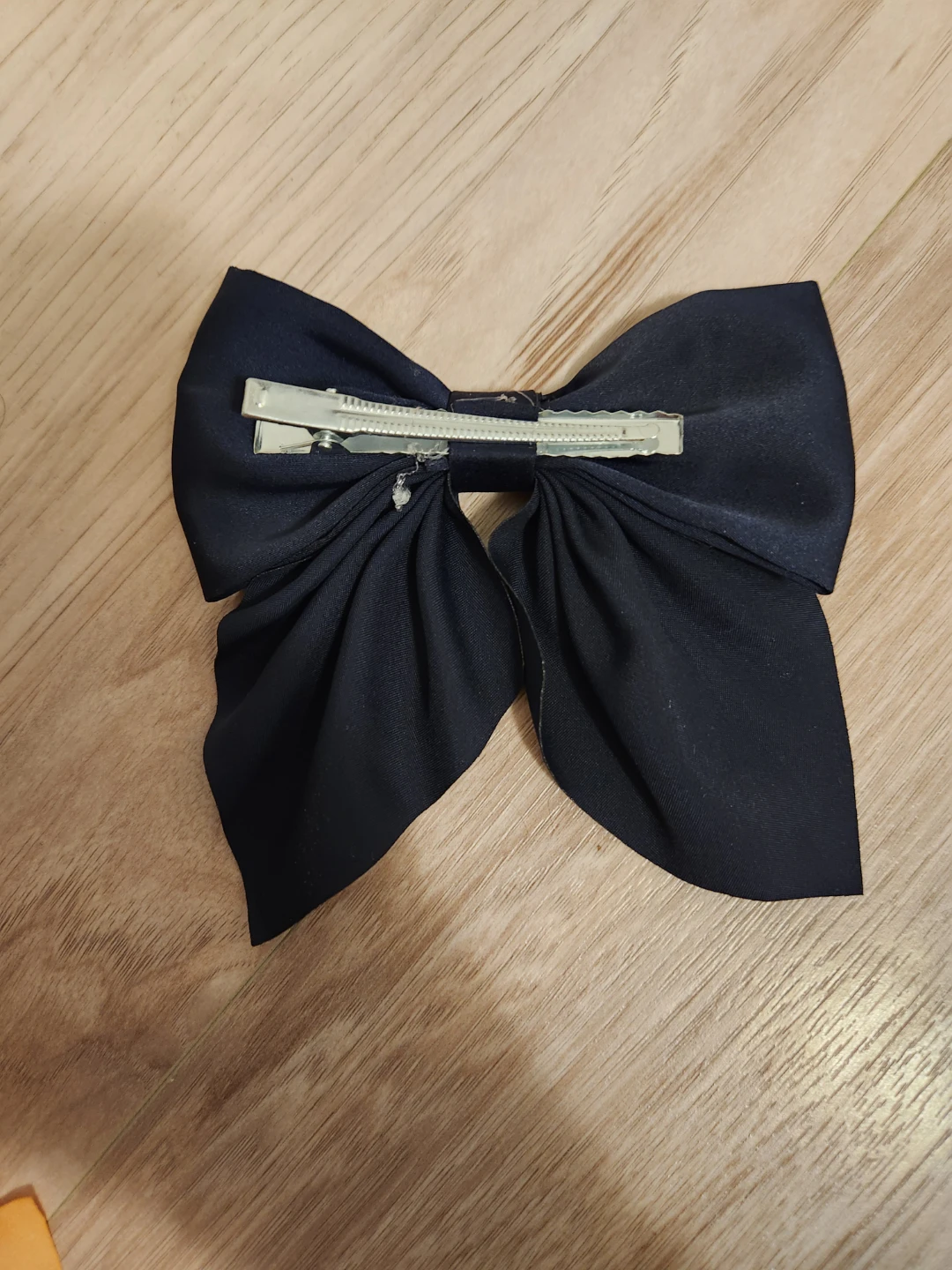 Black Bow Hair Clip ⚽ - photo 2