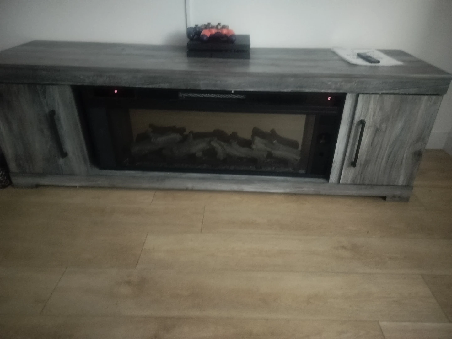 Modern Electric Fireplace TV Stand - photo 2