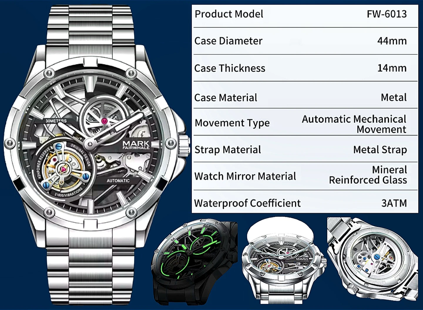 MENS MECHANICAL WATCH (NEW) - photo 4