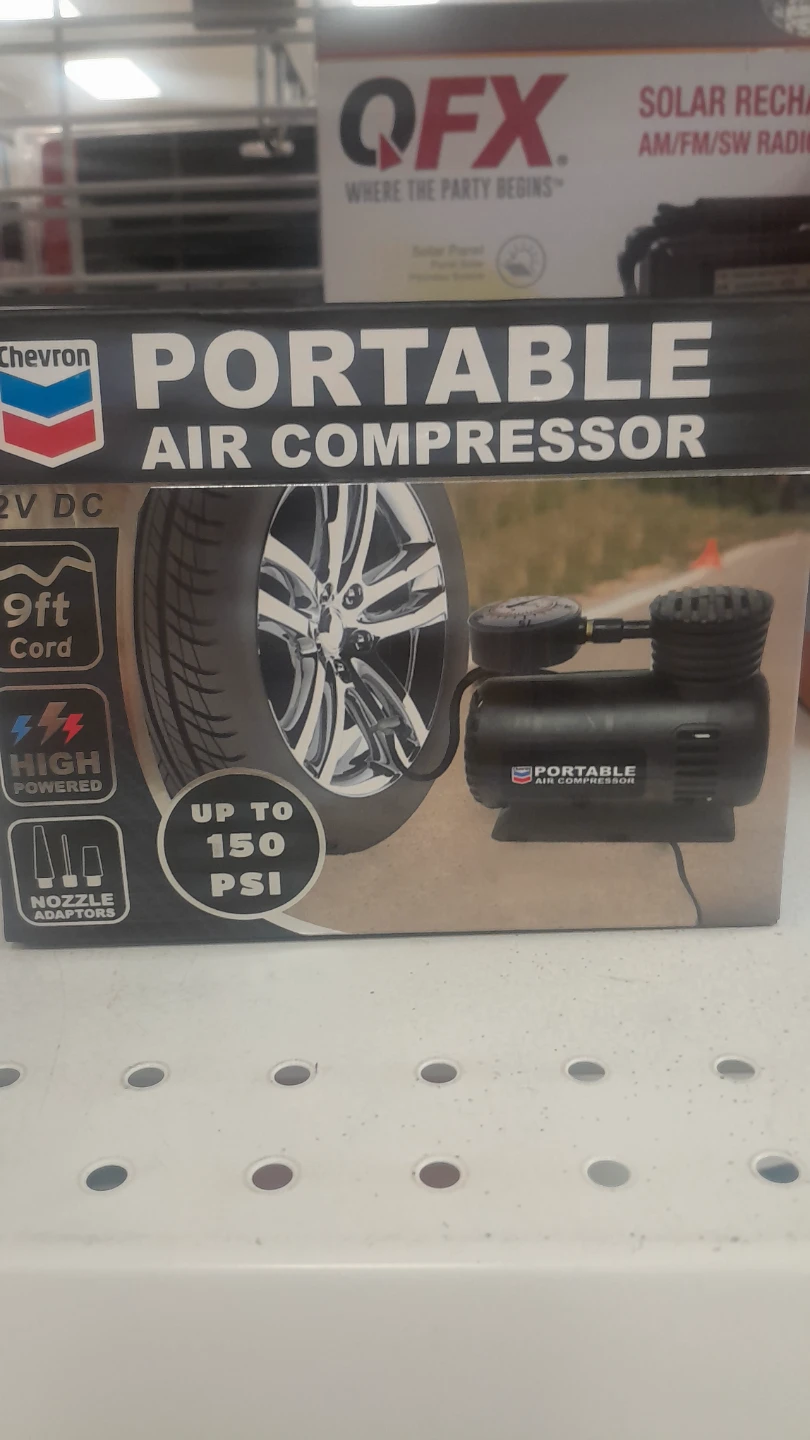 Chevron Portable Air Compressor - Up to 150 PSI