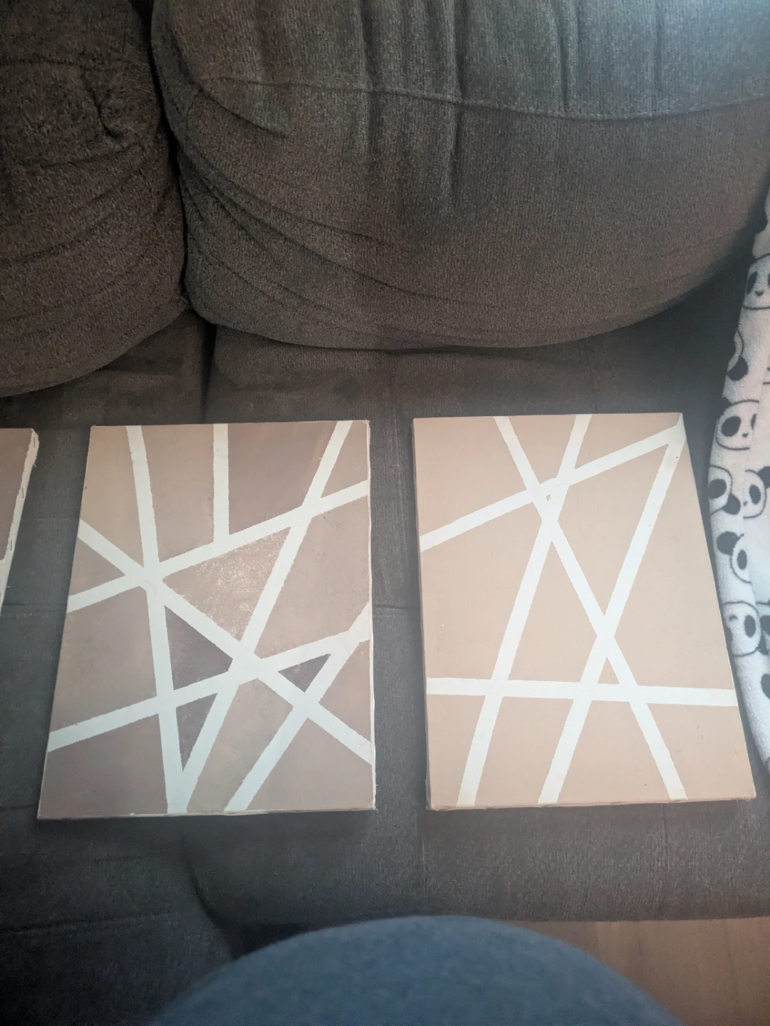 Set of 3 Geometric Canvas Wall Art - photo 5