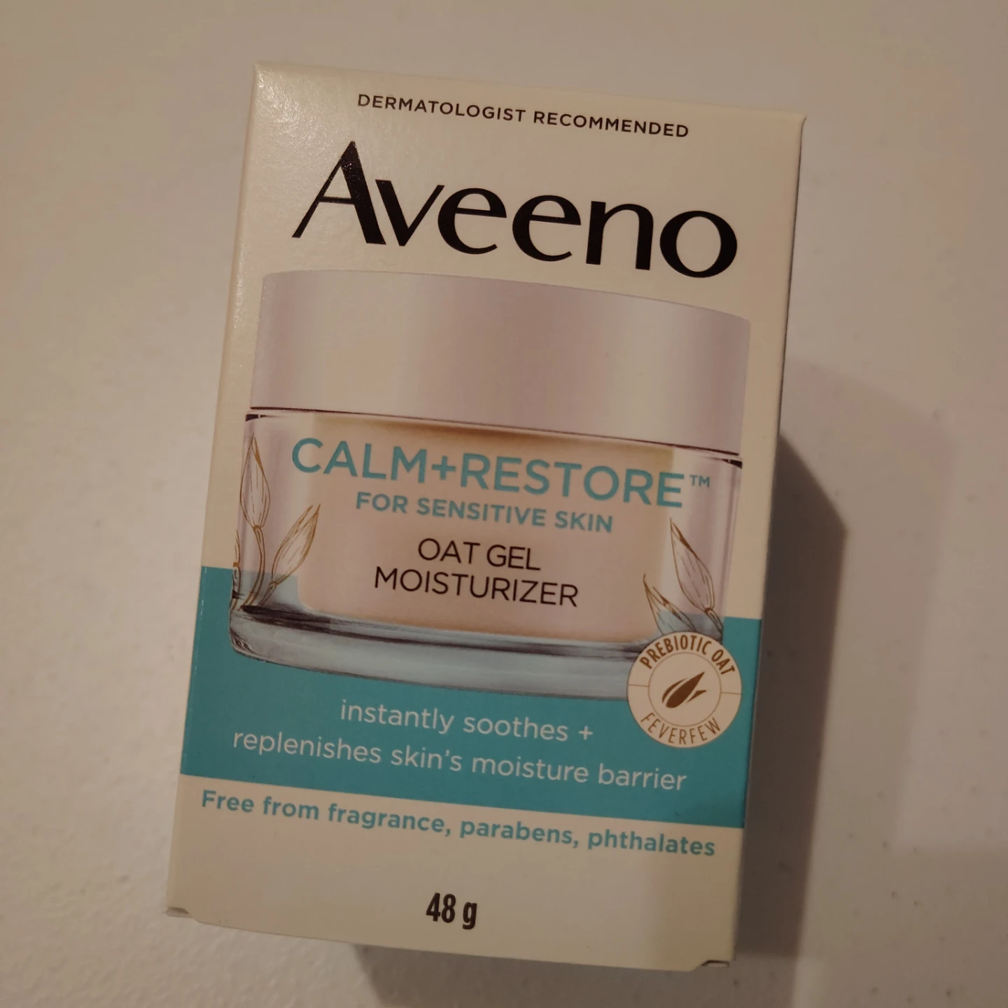 Aveeno Calm + Restore Oat Gel Moisturizer for Sensitive Skin ⚽
