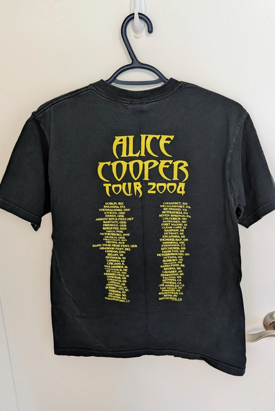 Alice Cooper Tour 2004 T-Shirt - Men's Size Medium - photo 3