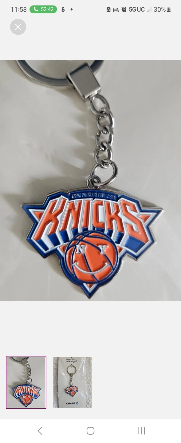 NYON x New York Knicks Keychain ⚽