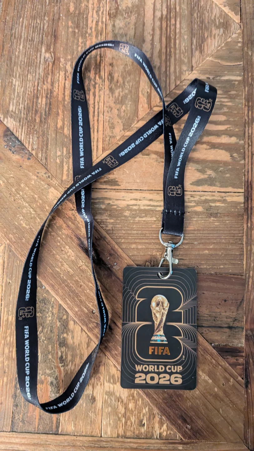 FIFA World Cup 2026 Lanyard and Badge