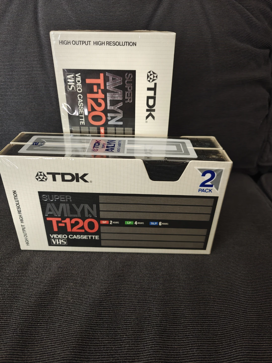 TDK Super Avilyn T-120 VHS Video Cassette 2 Pack - photo 2