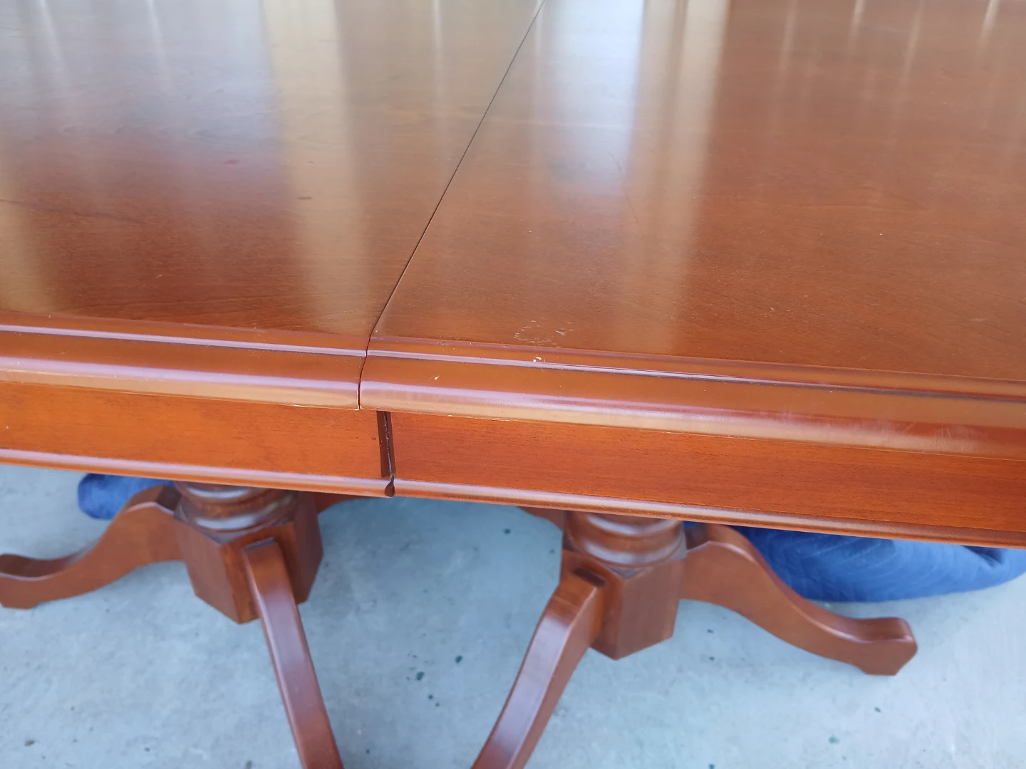 Wooden Dining Table with Leaf Extension - photo 2