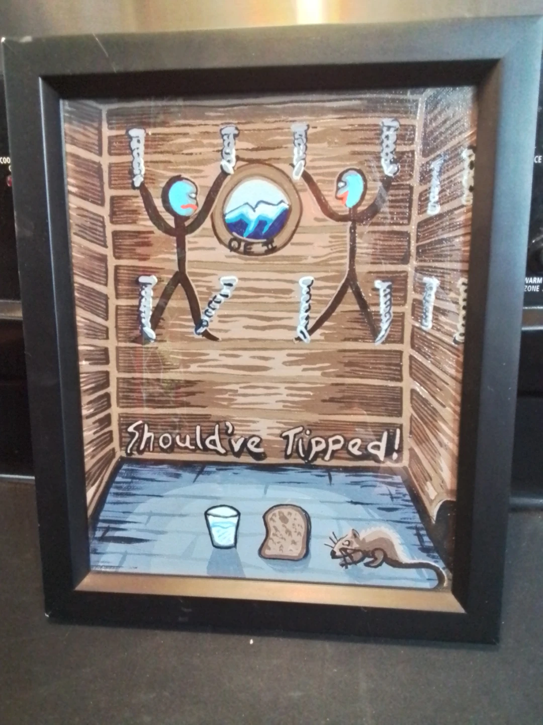 Framed "Should've Tipped!" Artwork - photo 2