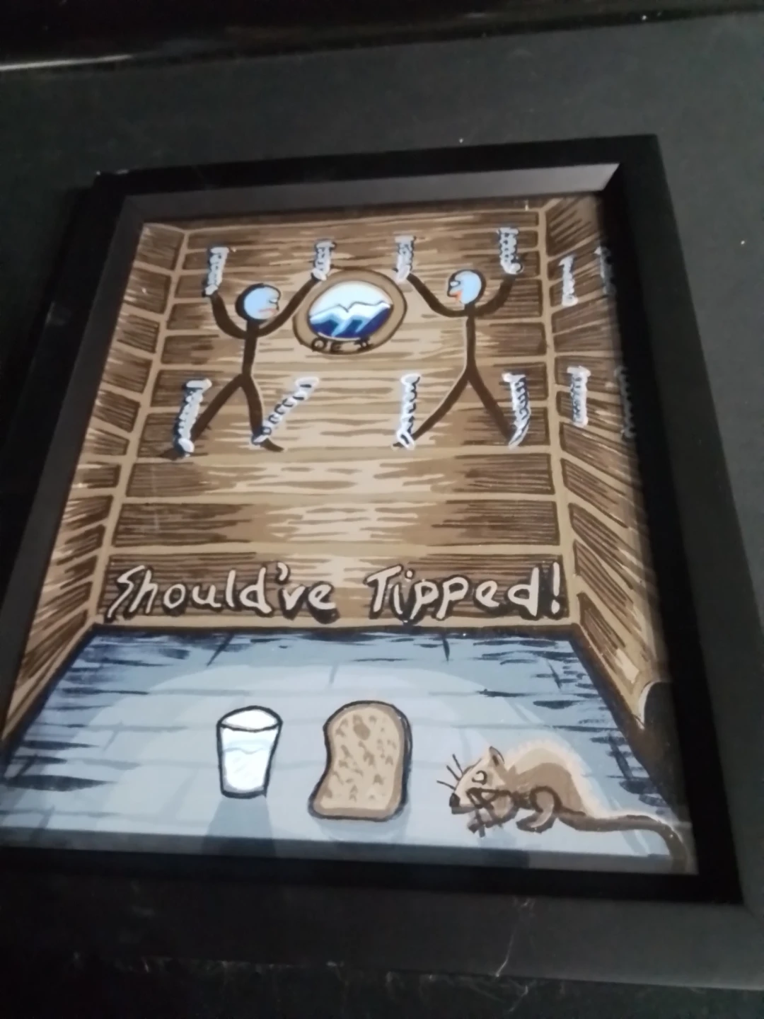 Framed "Should've Tipped!" Artwork - photo 3
