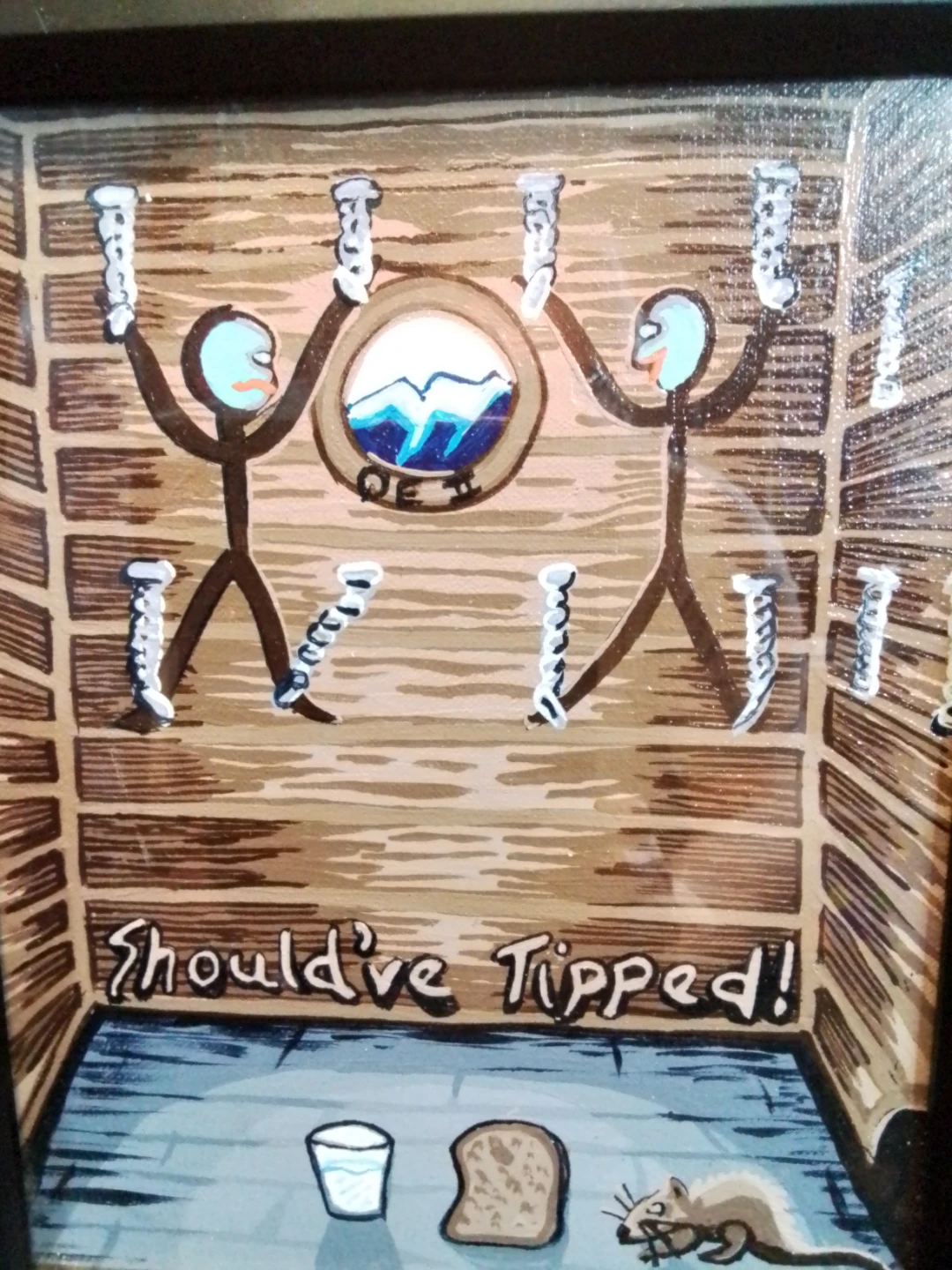 Framed "Should've Tipped!" Artwork - photo 4