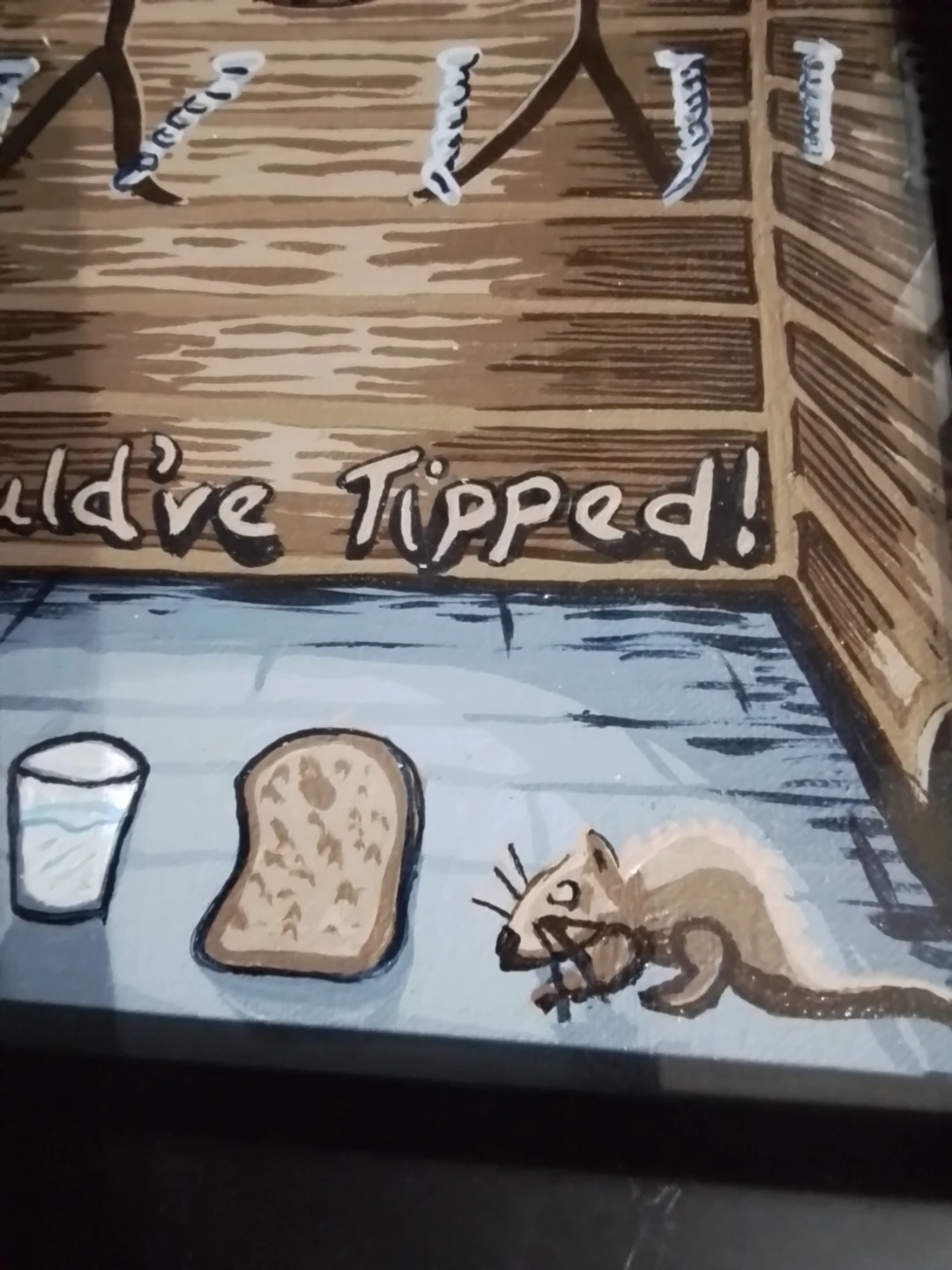 Framed "Should've Tipped!" Artwork - photo 5