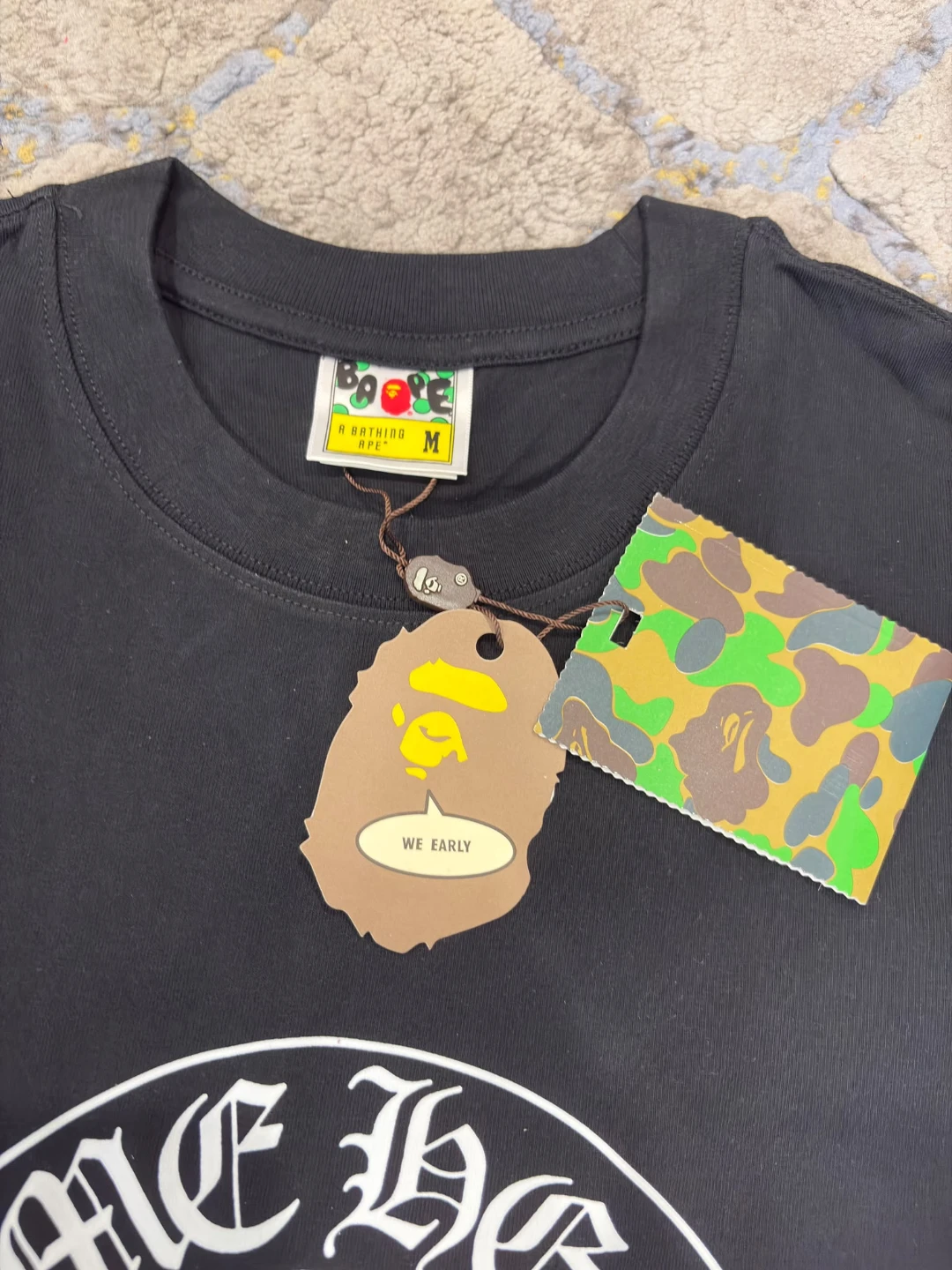 A Bathing Ape x Chrome Hearts Baby Milo T-Shirt - photo 4