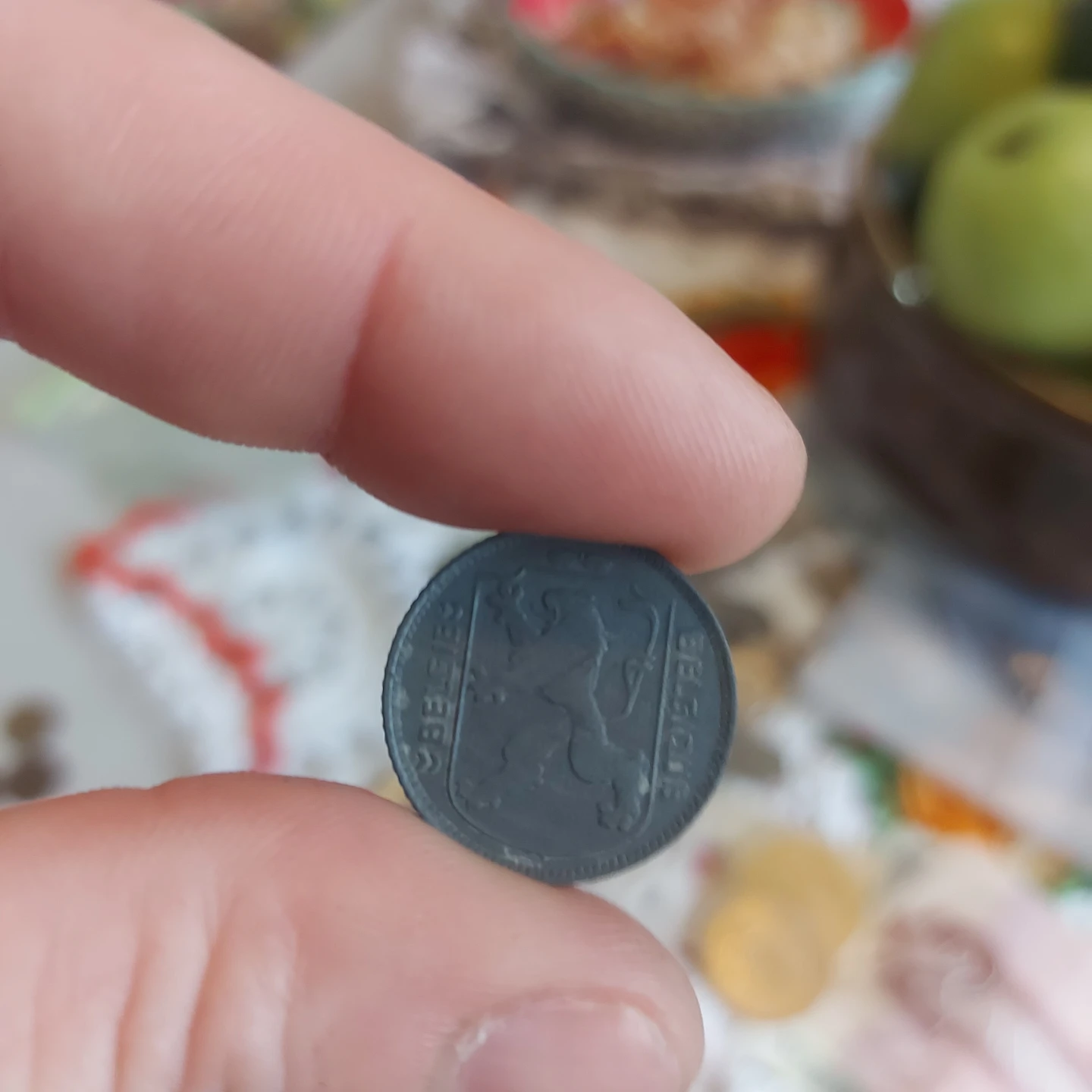 Belgium 1 Franc Coin 1942 - photo 2