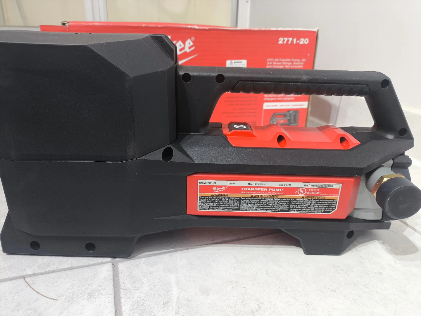Milwaukee M18 Transfer Pump 2771-20 (Tool Only) - photo 3