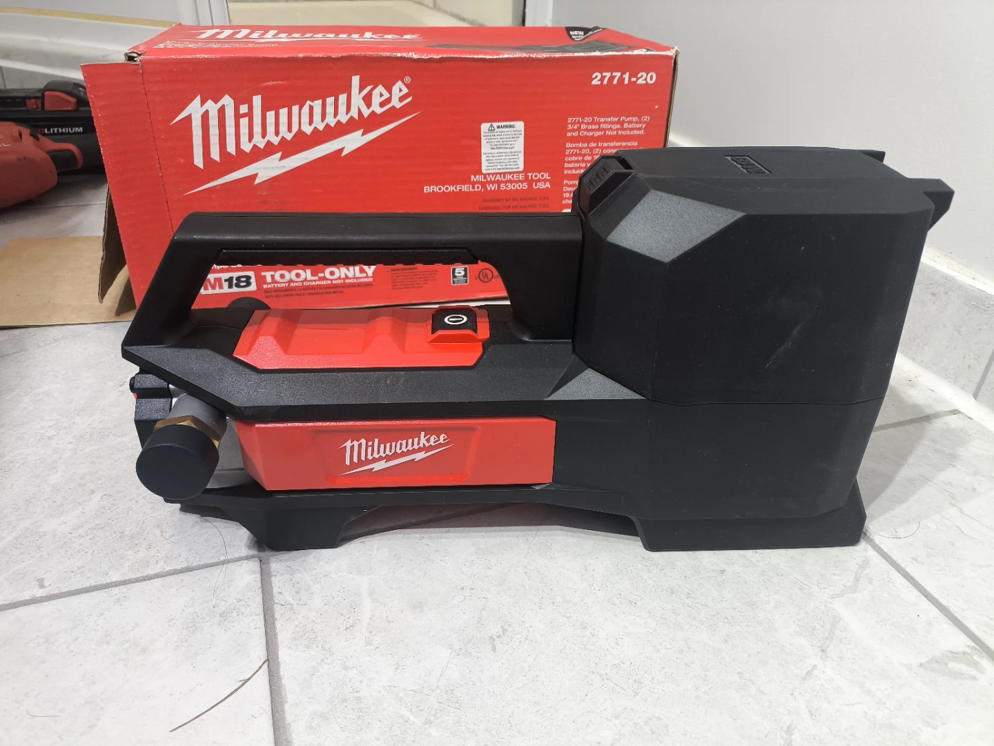 Milwaukee M18 Transfer Pump 2771-20 (Tool Only) - photo 4