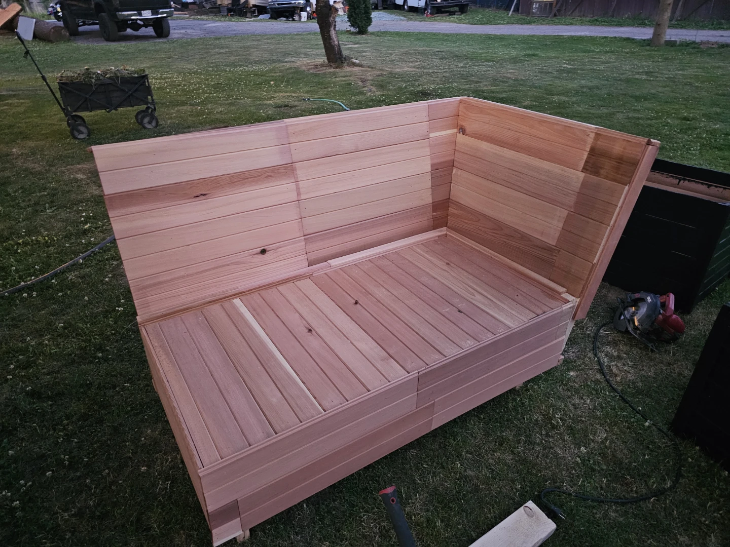 Wooden Outdoor Sofa