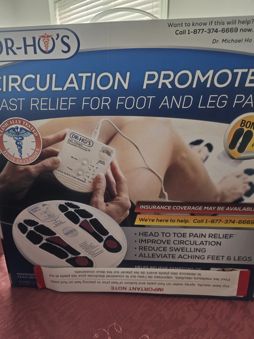 Dr-Ho's Circulation Promoter Foot and Leg Massager - photo 3