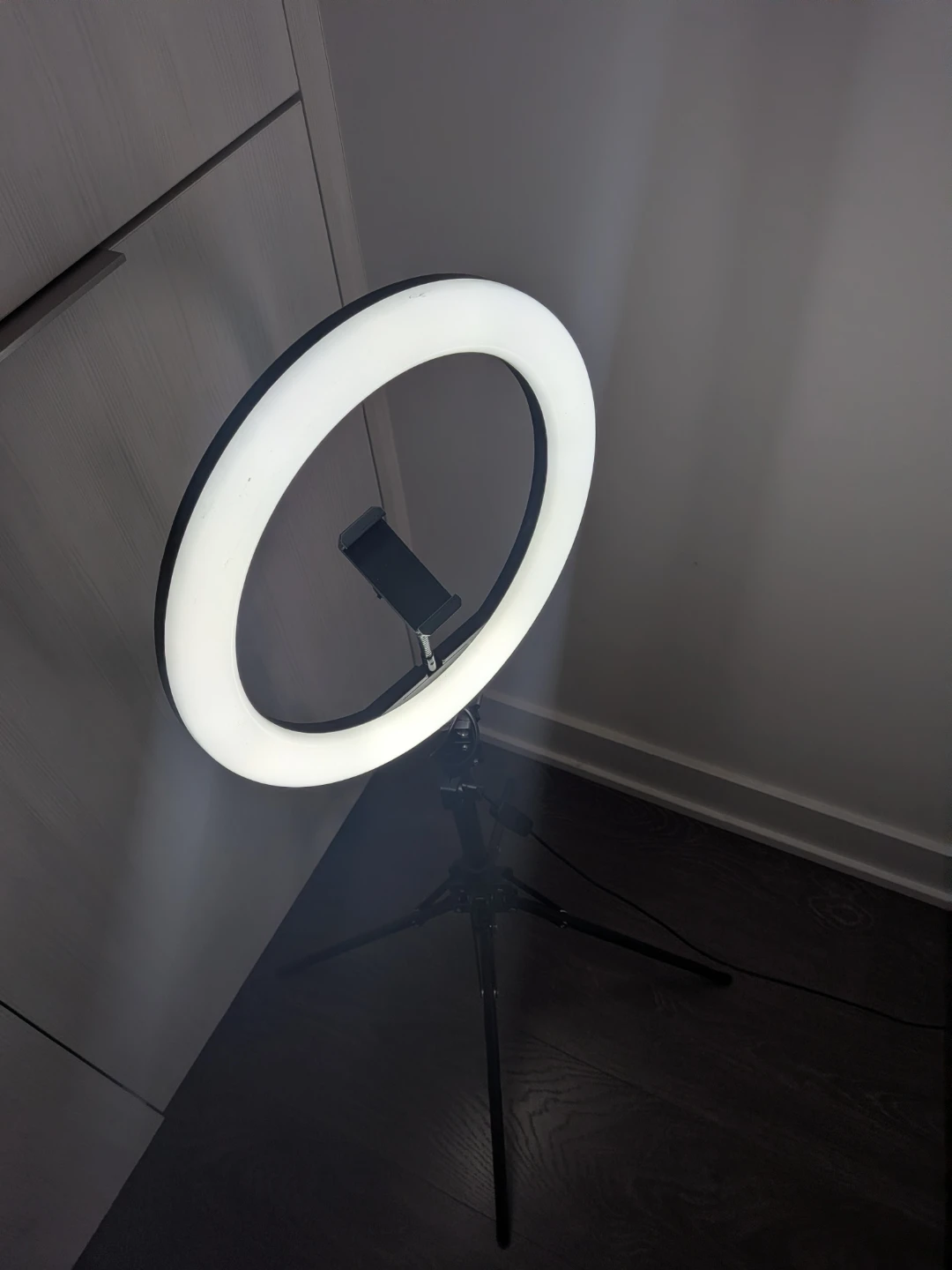 MOVING OUT SALE! Ring Light with Phone Holder and Tripod. - photo 4