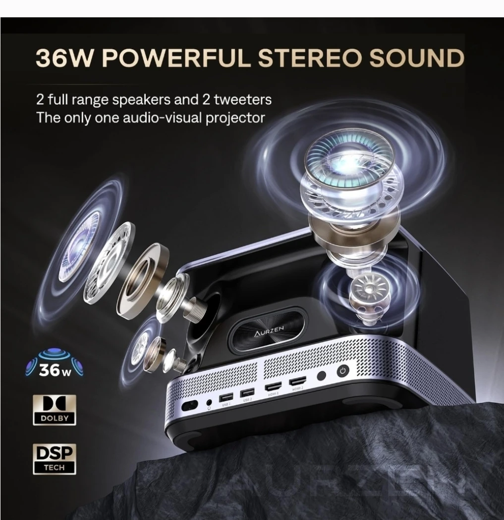 Aurzen Boom 3 all in one Smart Projector - photo 2
