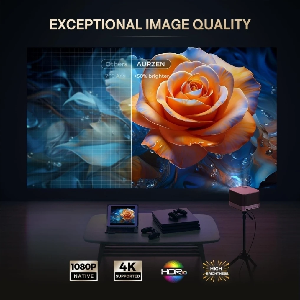 Aurzen Boom 3 all in one Smart Projector - photo 5