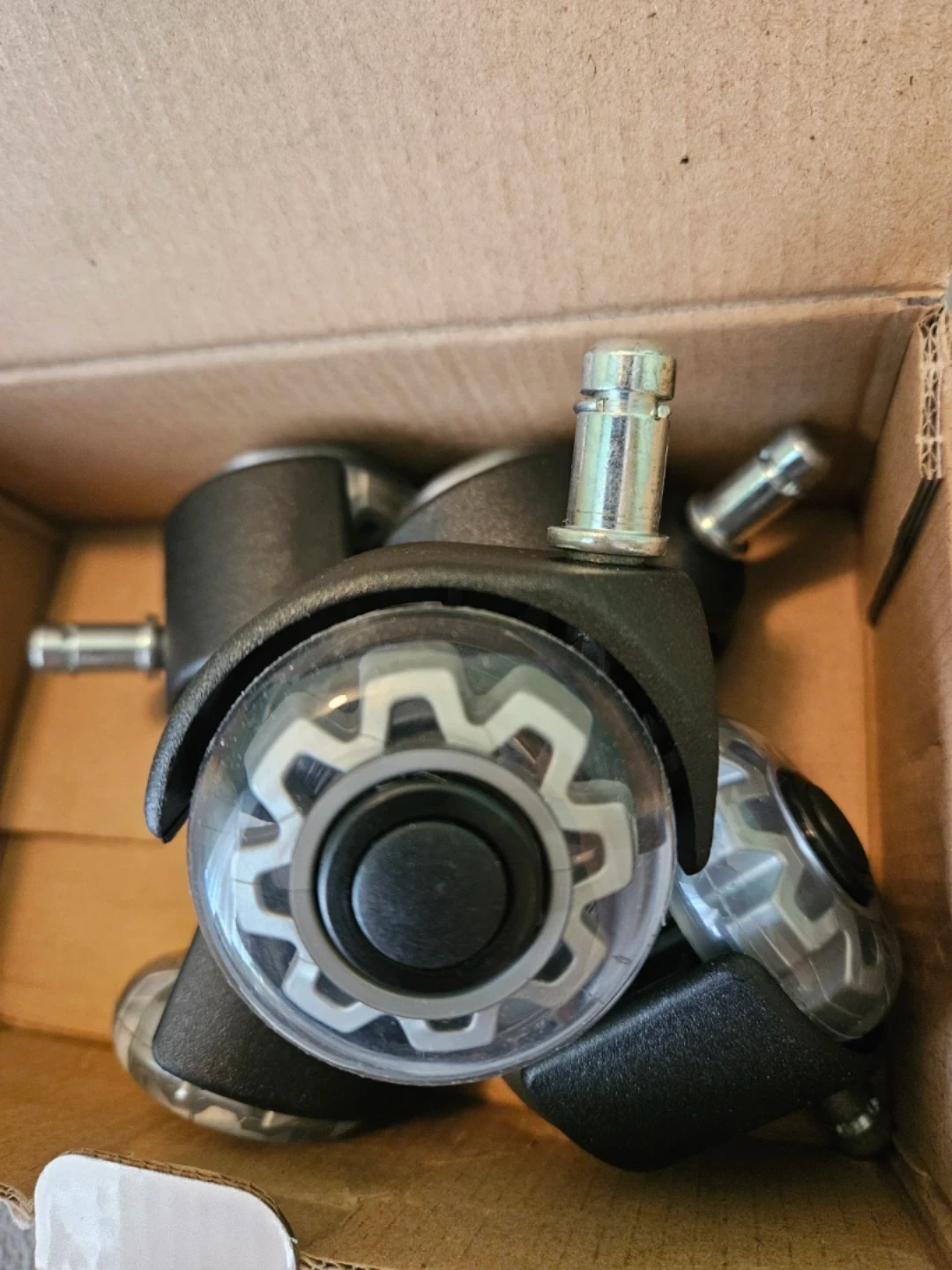 Set of 5 Caster Wheels for Office Chairs - photo 2