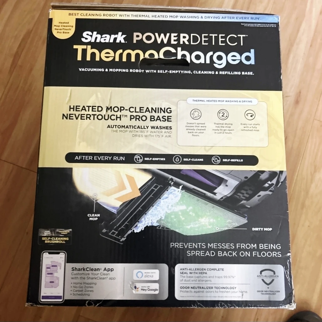 Shark PowerDetect ThermaCharged Robot Vacuum & Mop *NEW* - photo 2