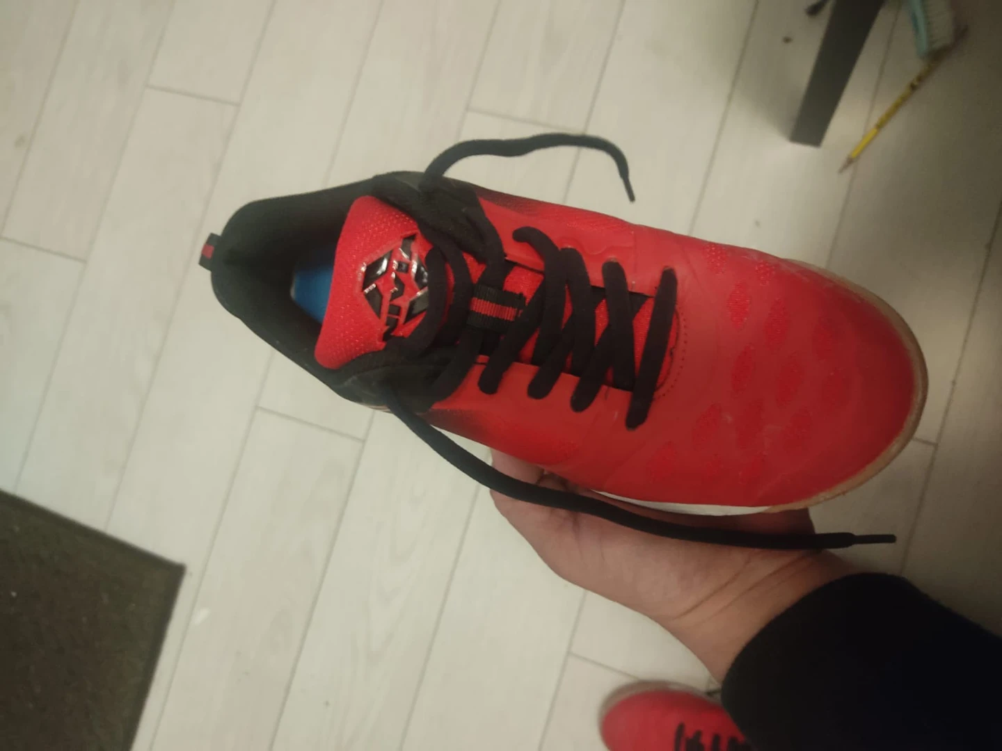 Nivia Red and Black Court Shoes - photo 2