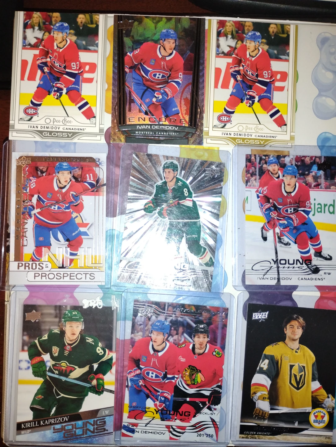 Collection of Hockey Trading Cards