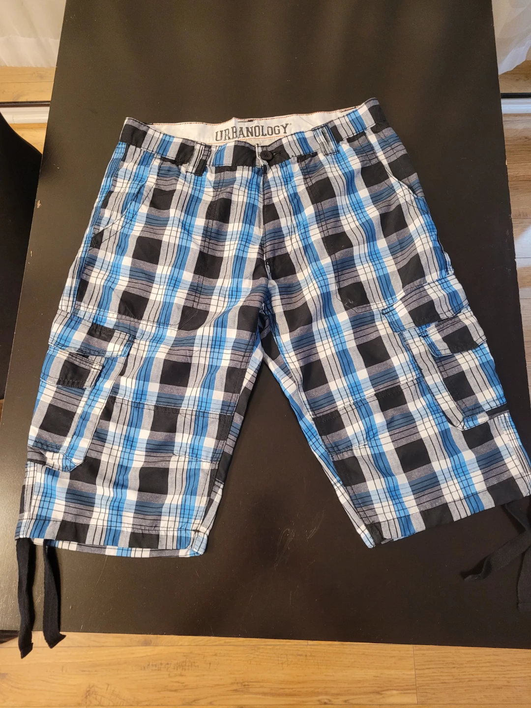 Urbanology Plaid Cargo Shorts - photo 2