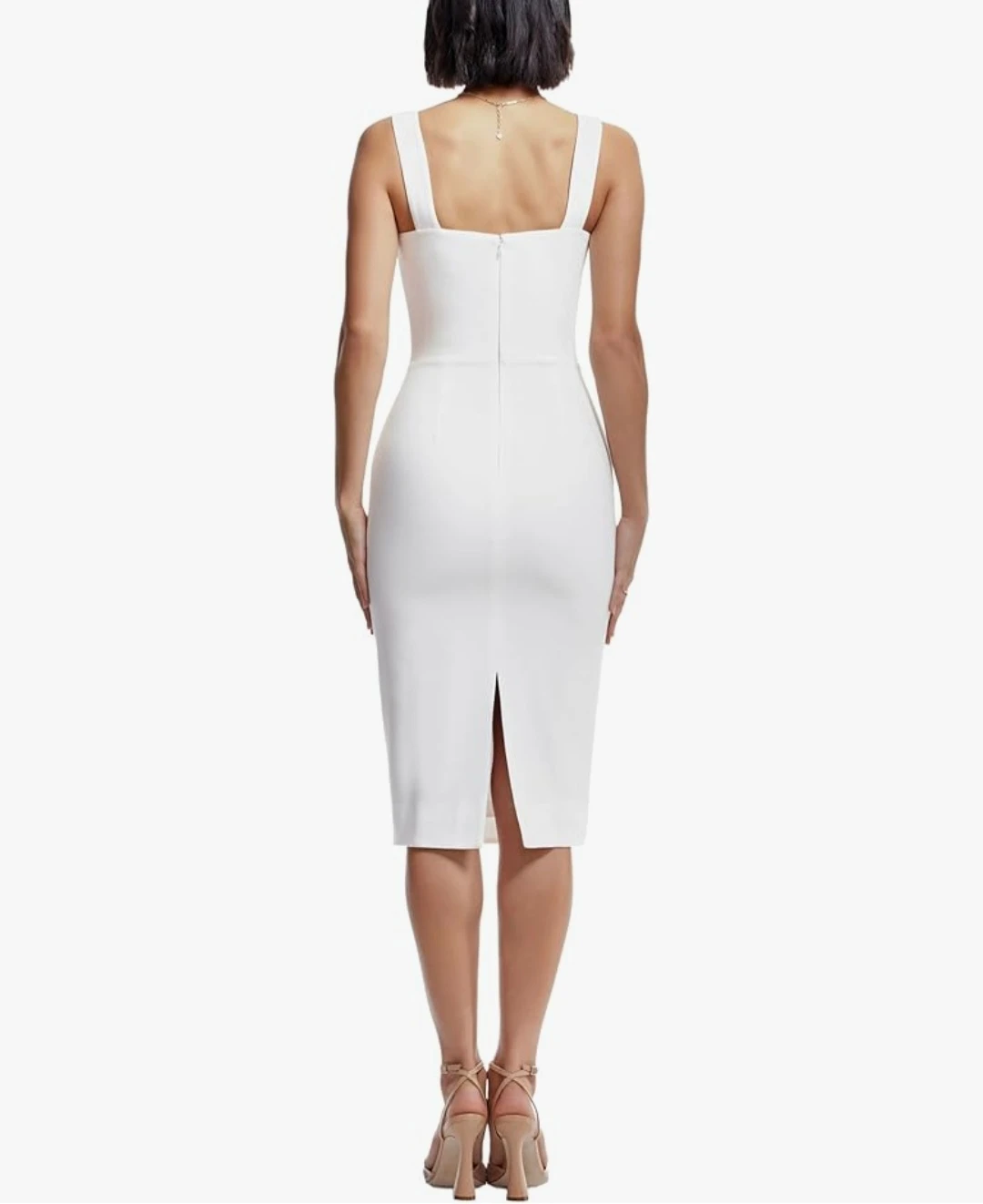 Dress The Population Nicole Sheath Dress Off-White - photo 4