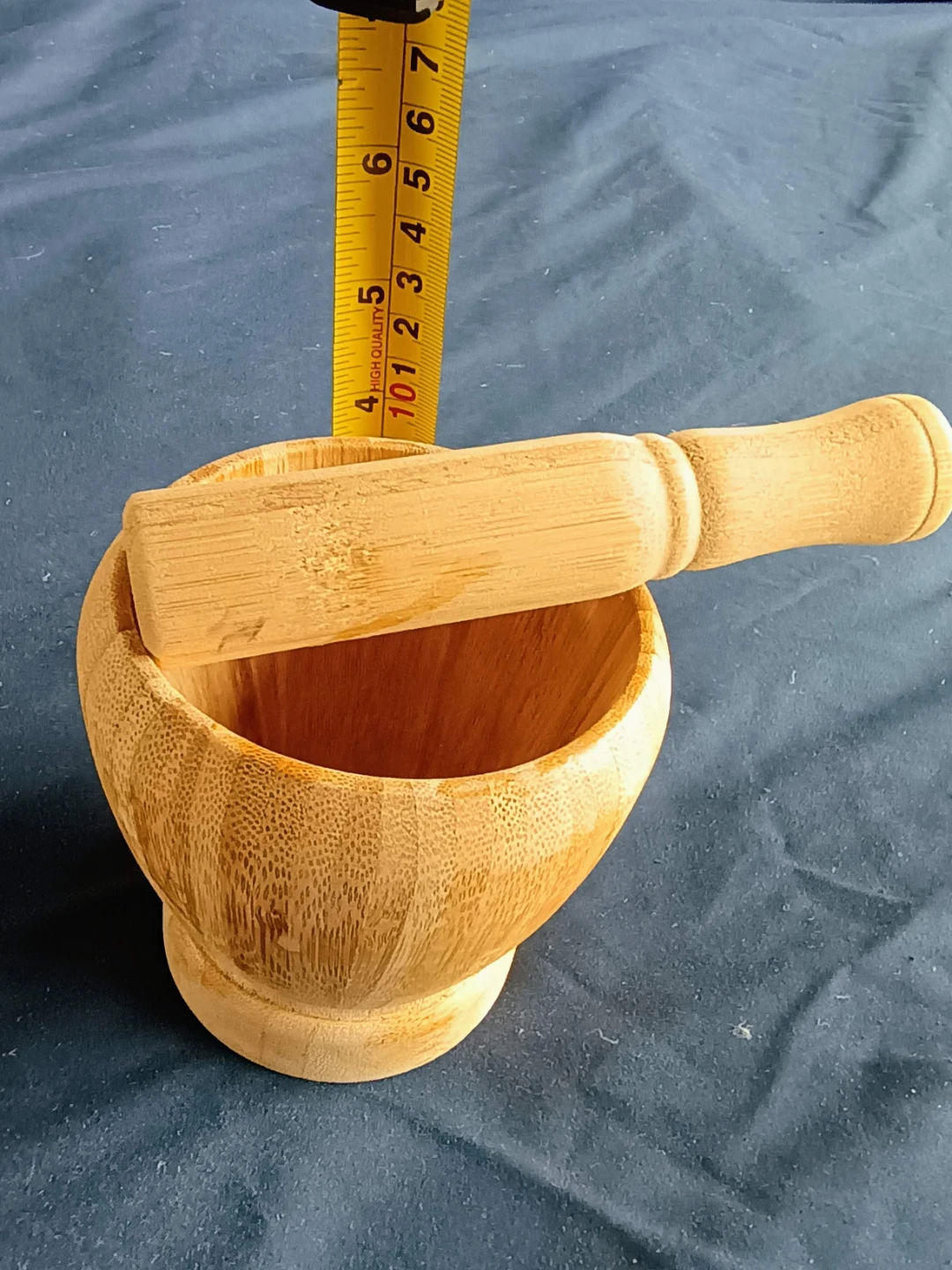 ⚽  Bamboo Mortar and Pestle