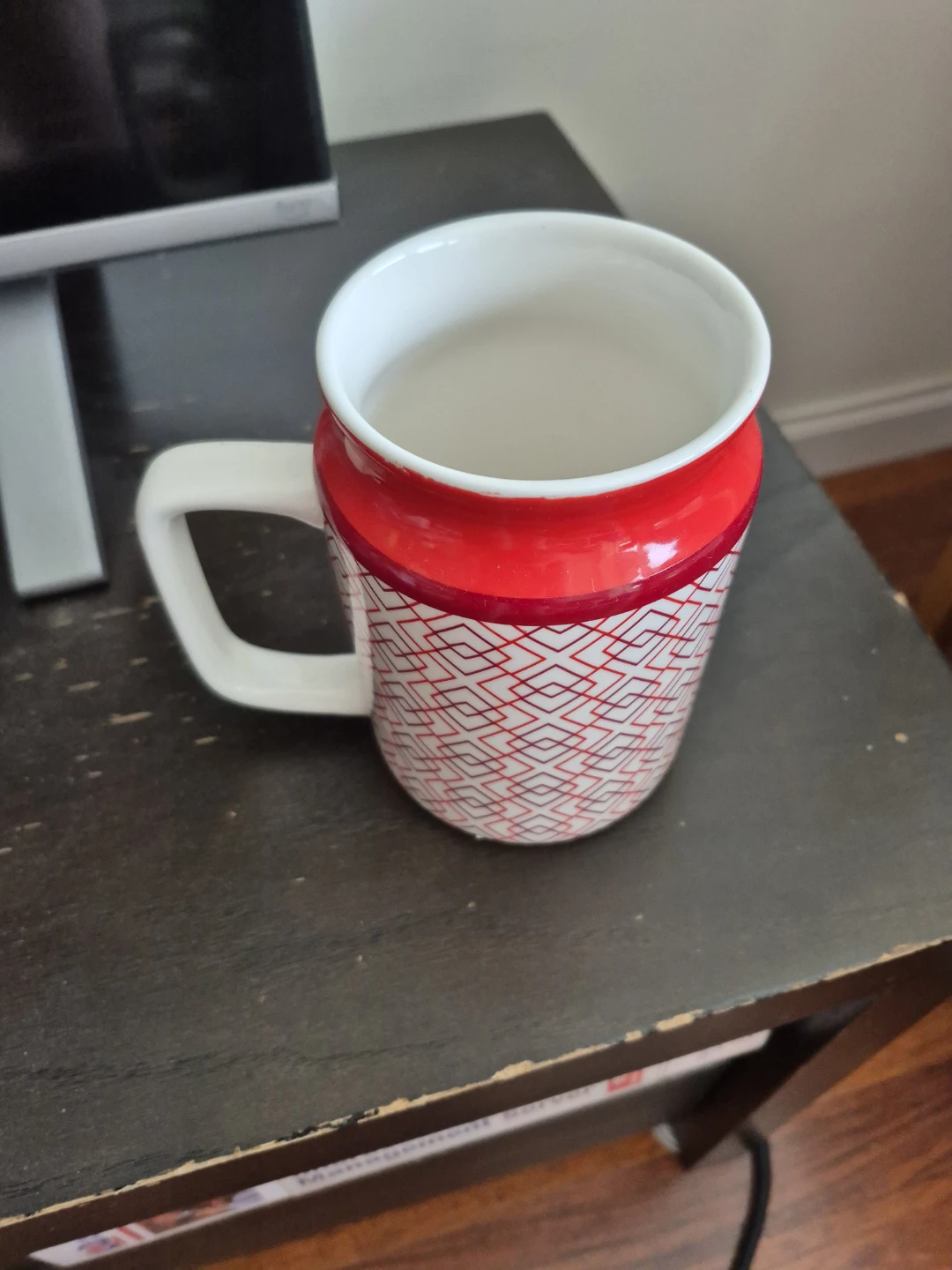 Red Geometric Mug Vase - photo 4