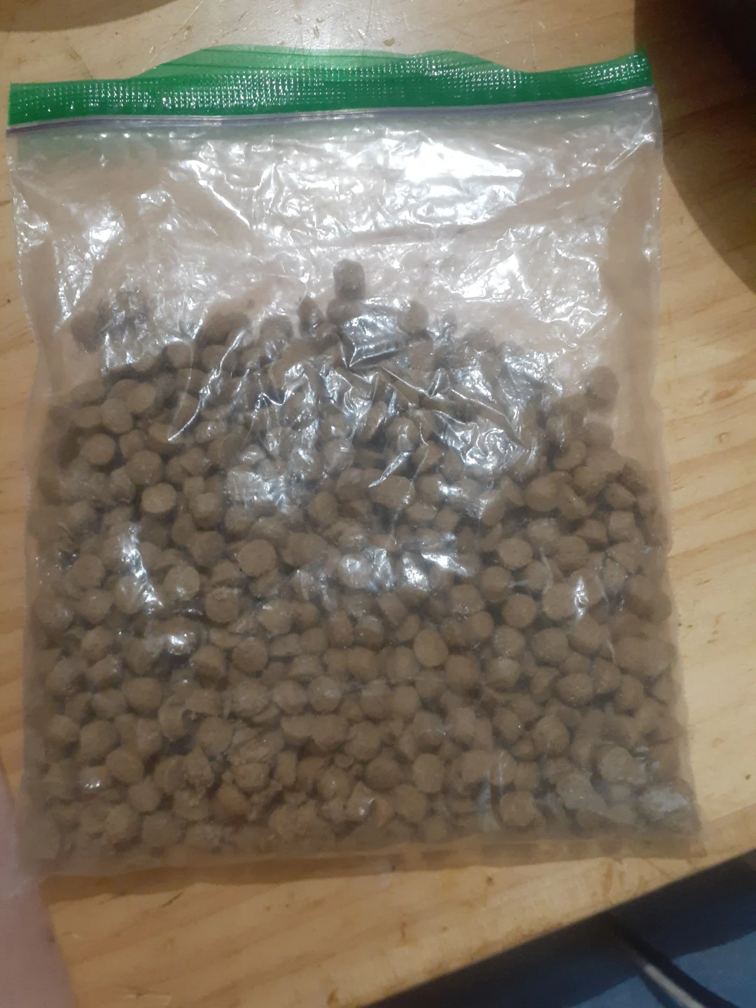 Bag of small cat dry food