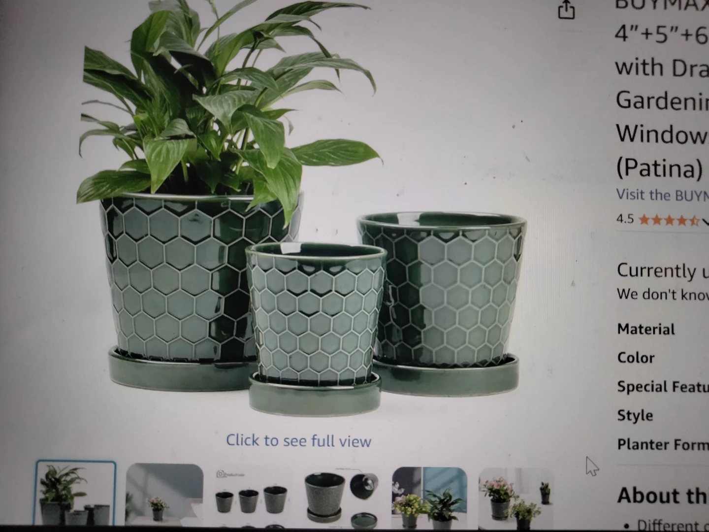 Ceramic plant pots - photo 2