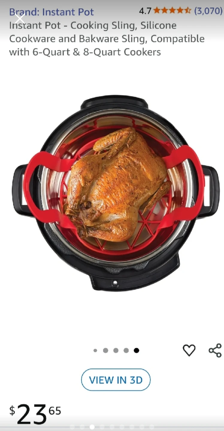 Instant Pot Silicone Bakeware Sling ⚽ - photo 3