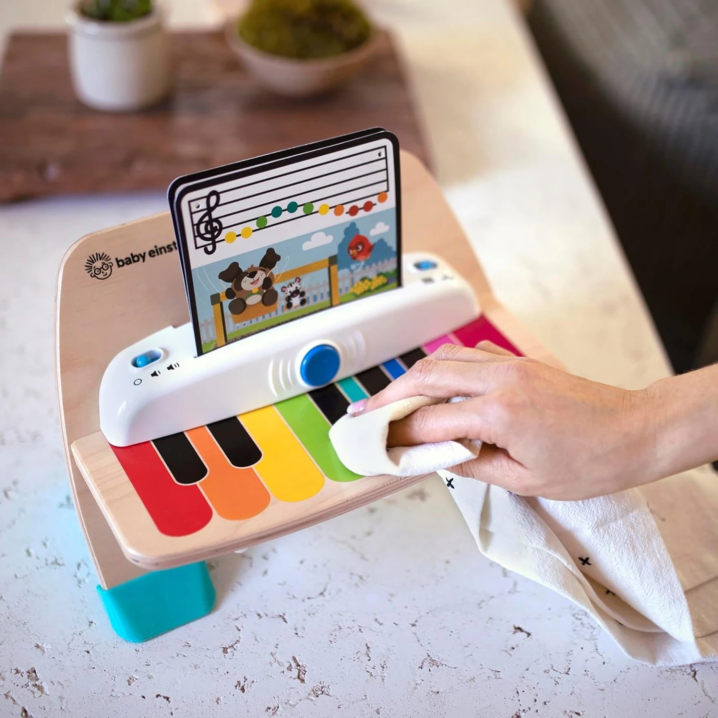 Baby Einstein and Hape Magic Touch Wooden Toy Piano - photo 2