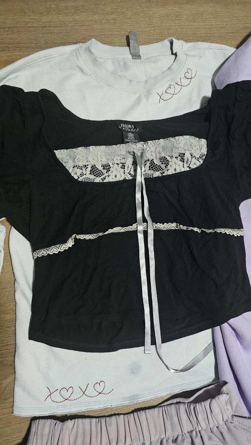 Y2K / Coquette Aesthetic Clothing Bundle - (Flawed / Read Desc) - photo 2