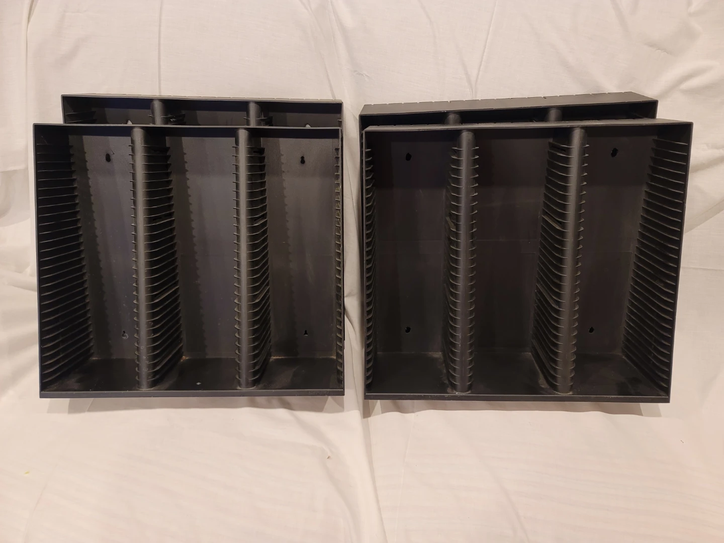 ⚽️ Set of 2 Black Plastic CD Storage Cases