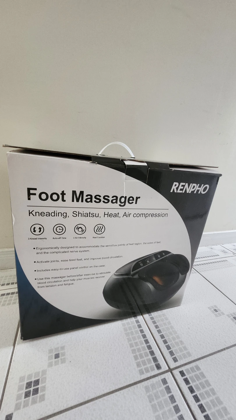 RENPHO Foot Massager - Kneading, Shiatsu, Heat, Air Compression - photo 2