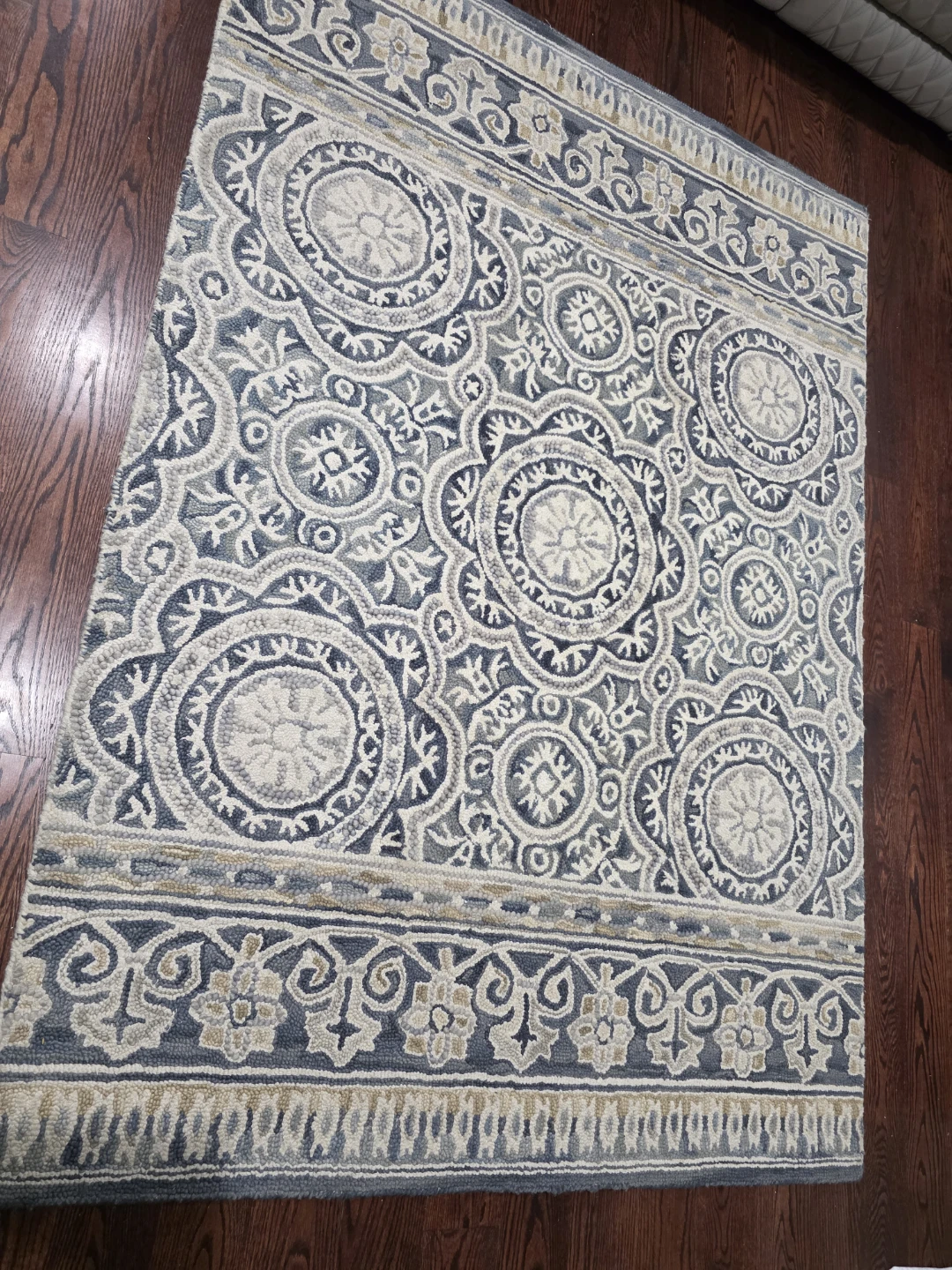 Threshold Multi Ivory Area Rug 5'x7'