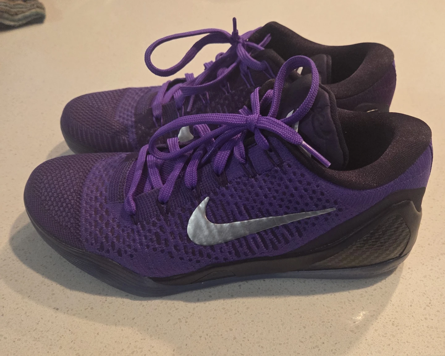Nike Kobe IX Elite Low Pro Turbo Purple Basketball Shoes - photo 2