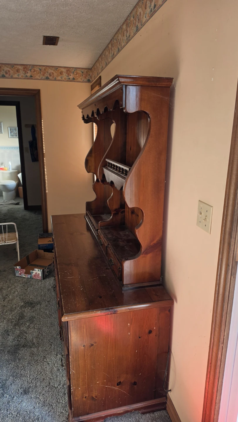 Wooden Dresser with Mirror - photo 3