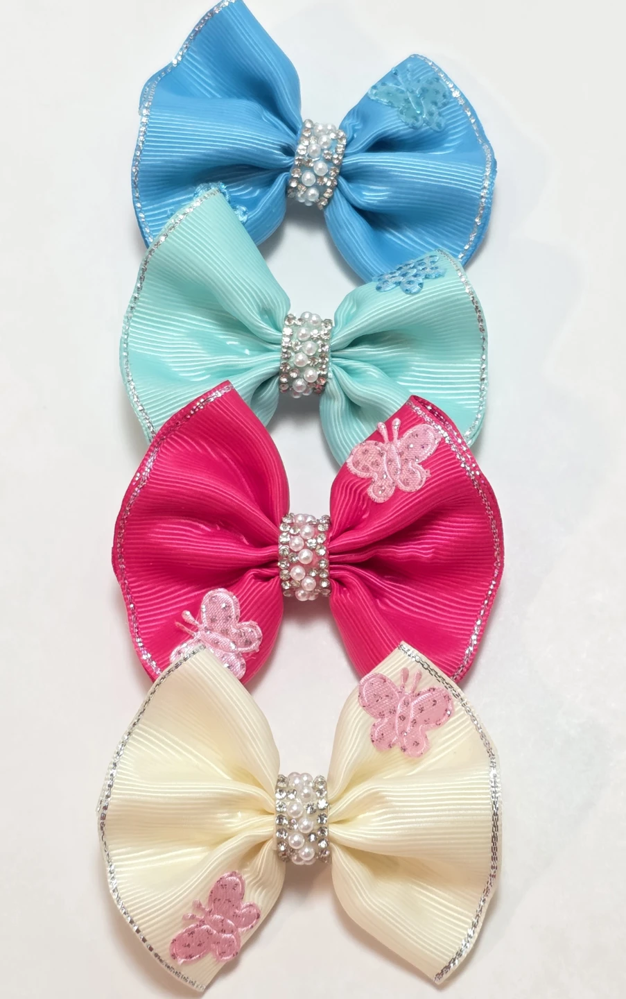 Set of 4 Hair Bows for Kids - photo 3