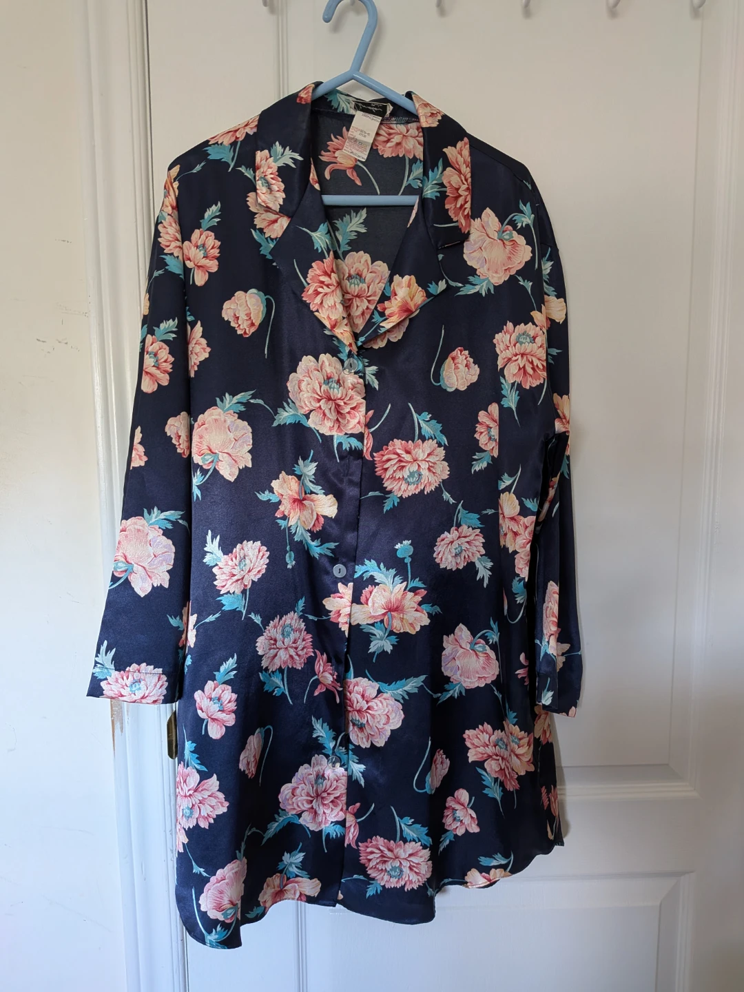 ⚽Floral button up robe